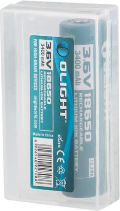 Actual product image Olight 18650