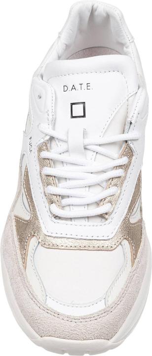 Produktbild D.a.t.e. D.a.t.e fuga sneakers in nylon and suede color white/platinum (38)