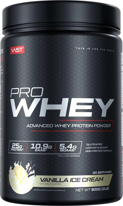 Actual product image Vast Pro Whey (900G tin) (Vanilla Ice Cream, 1 pcs., 900 g)
