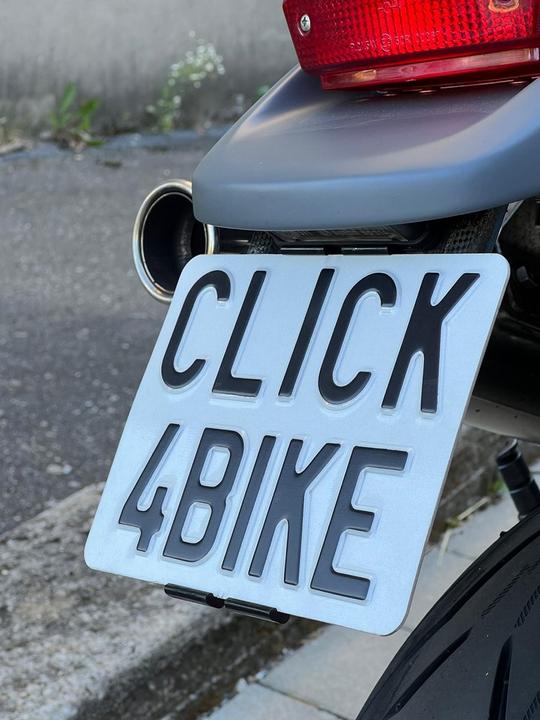 Actual product image 21cars Click4Bike number plate holder motorbike/scooter (Rear, Portrait format)