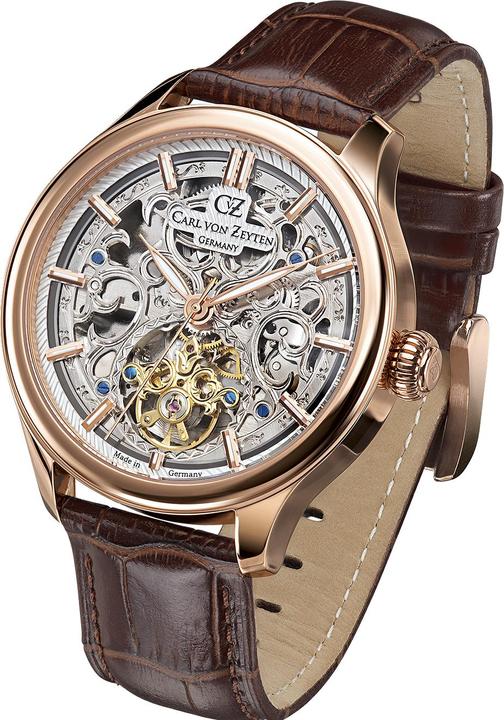 Produktbild Carl von Zeyten CVZ0014RSLS St. Georgen Automatik 46mm 3ATM (Chronograph, 46 mm)