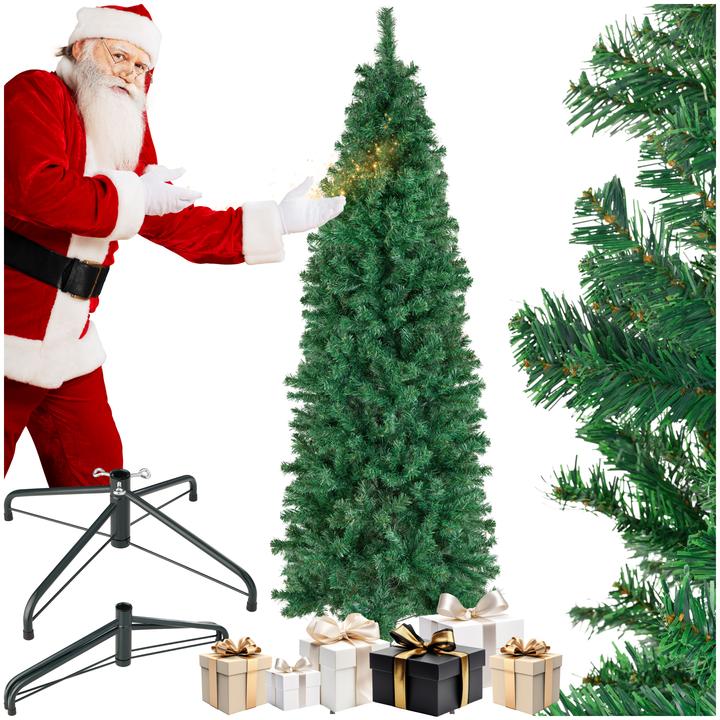 Actual product image tectake Christmas Tree Comet - artificial in green, with dense needles (180 cm)