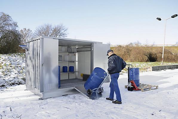 Image du produit kaiserkraft Conteneur de stockage pour produits dangereux, isolé contre le froid (2800 l)