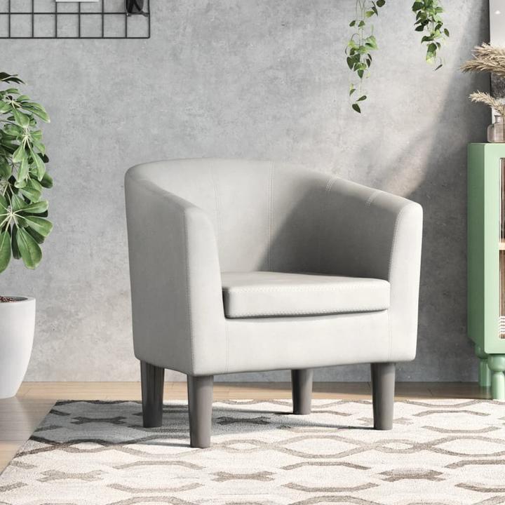Immagine prodotto VidaXL Clubsessel Weiss Kunstleder,Farbe: Weiss,Material