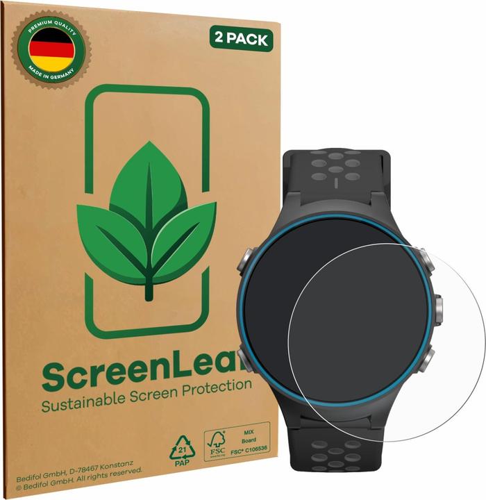 Actual product image ScreenLeaf Screen Protector sustainable Screen Protection, clear, anti-scratch