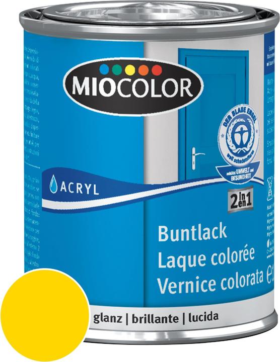 Immagine prodotto Miocolor Acryl Buntlack glanz (Giallo colza, 0.13 l)