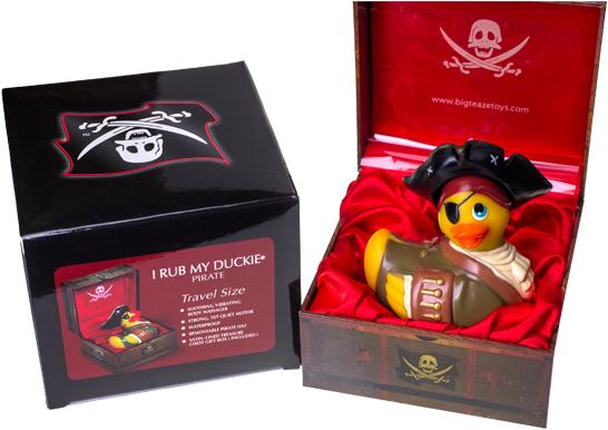 I Rub my Duckie Pirate Travel Size