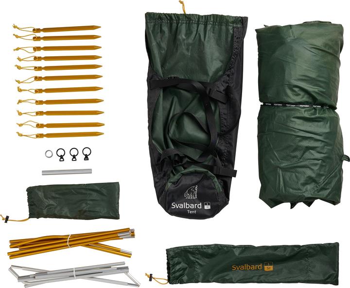 Produktbild Nordisk Svalbard 1 SI (2.0) Tent (Tunnelzelt, 2.15 kg, 1 Person)