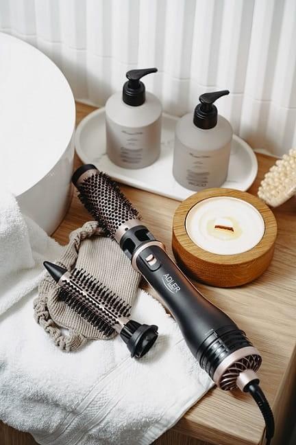 Actual product image Adler Hair Styler AD 2026, Number of heating levels 2, 1200 W, Black (21 mm, 38 mm)