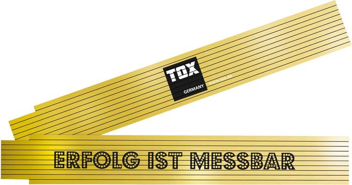 Immagine prodotto Tox Doppio metro "Il successo è misurabile", 2 m (cm, mm)
