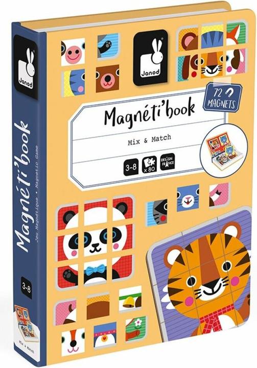 Immagine prodotto Janod Magnet Book Mix & Match (Tedesco, Francese, Italiano, Inglese)