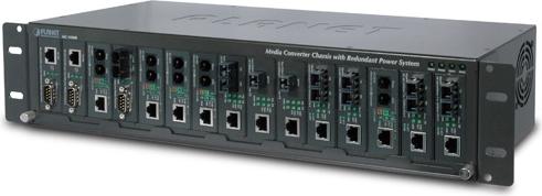 Immagine prodotto Planet Telaio del convertitore di media 15 slot con opzione di alimentazione ridondante Montaggio a rack (Media converter)