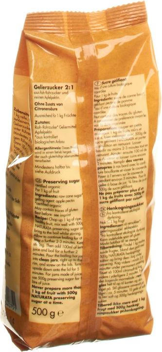 Image du produit Naturata Sucre gélifiant 2:1 (500 g)