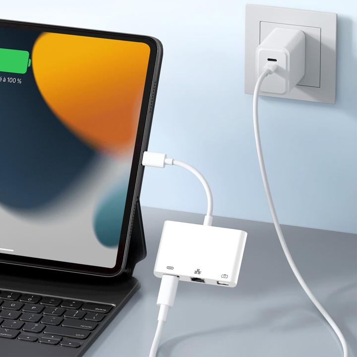Actual product image Avizar Ethernet / USB-A / USB-C (RJ45, Lightning)
