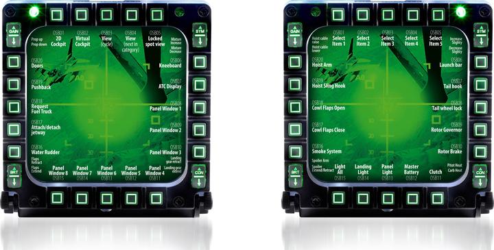 Image du produit Thrustmaster MFD Cougar Pack (PC)