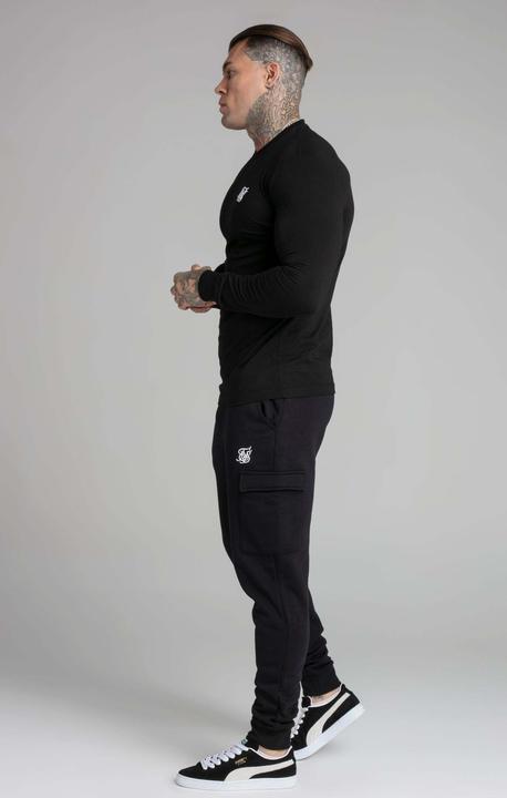 Actual product image Siksilk Sweatshirts Black Essential Sweatshirt (XL)