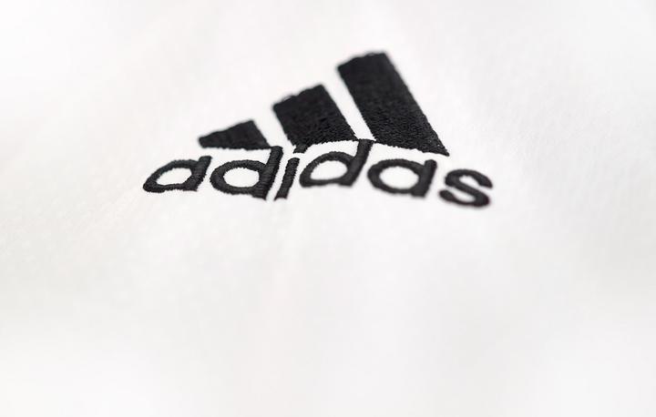 Actual product image adidas Taekwondo suit, adi Fighter Eco WT, black lapel (170)
