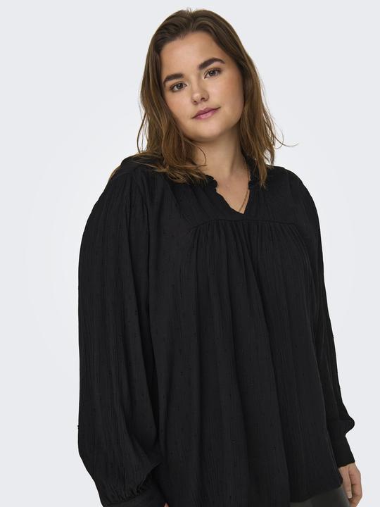 Image du produit Only Coupe normale Col en V Manches avec bouton Top Top (50)