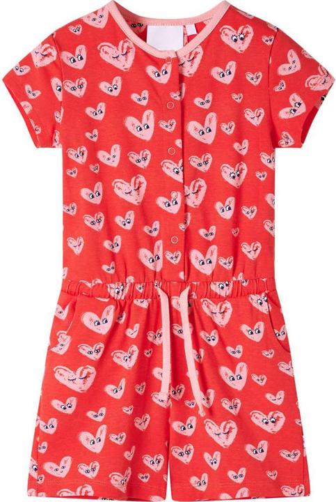 Produktbild VidaXL Kinder-Spielanzug Rot 92,Material: 95 % Baumwolle. 5 (92)