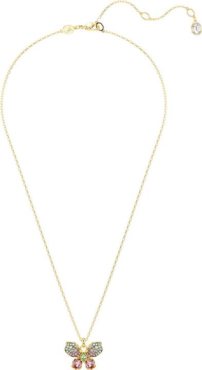 Produktbild Swarovski Idyllia Halskette Verschiedene Schliffe Pavé Schmetterling Mehrfarbig (Swarovski Metall)