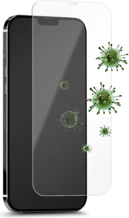 Puro Antibakterielle Panzerglasfolie mit antibakteriellem Schutz für iPhone 12 Mini Universal Displa (1 Stück, Apple iPhone 12 mini)