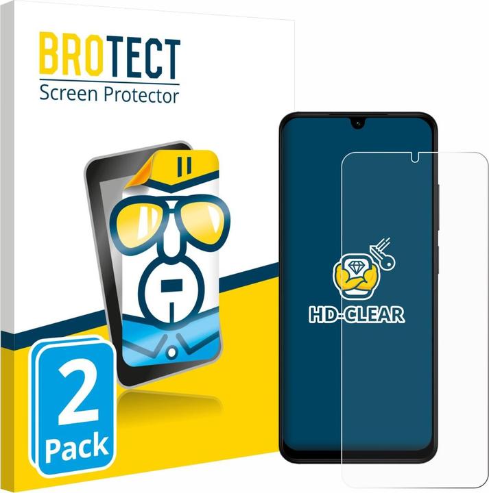 Productafbeelding BROTECT Schutzfolie Displayschutz Displayschutzfolie Folie Klar Transparent (2 Stuk, Xiaomi Redmi 5A)