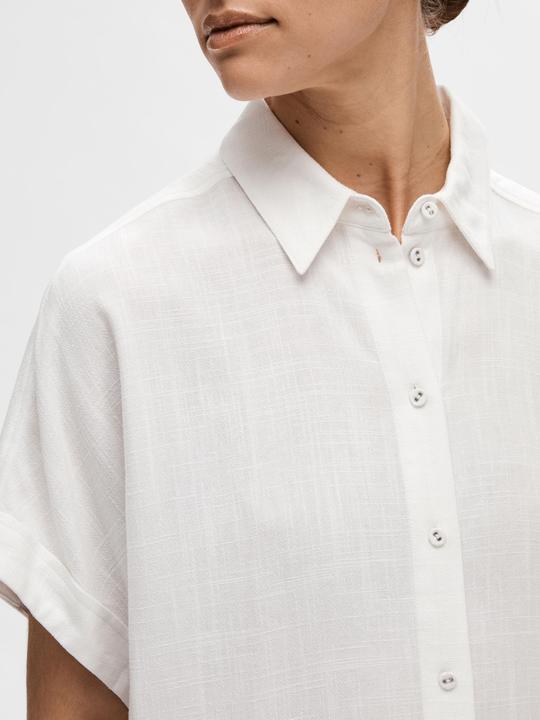 Actual product image Selected Femme Cropped short sleeve shirt (42)
