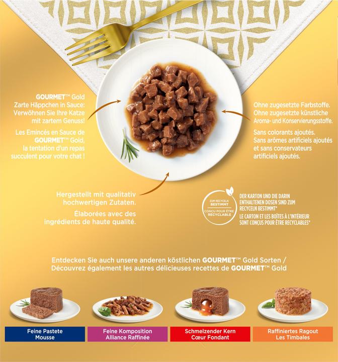 Produktbild Gourmet Gold (Adult, 8 Stk., 85 g)