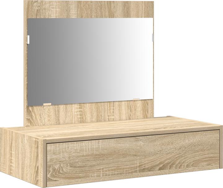 Image du produit VidaXL Coiffeuse murale Chêne Sonoma 83x40x70 cm