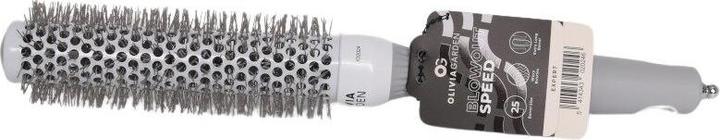 Olivia Garden Expert Blowout Speed Wavy bristles White&Grey 25 mm