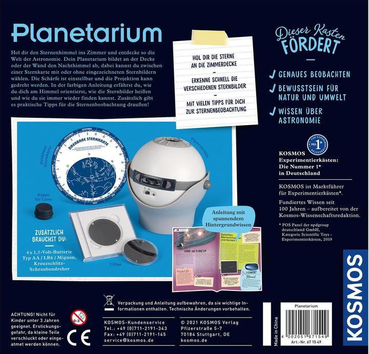 Actual product image Kosmos Planetarium