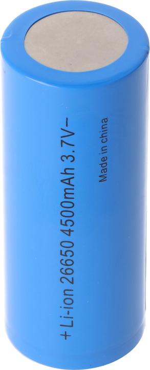 Actual product image AccuCell Battery 26650A max. 15A discharge current (1 pcs., 4500 mAh, Rechargeable battery)
