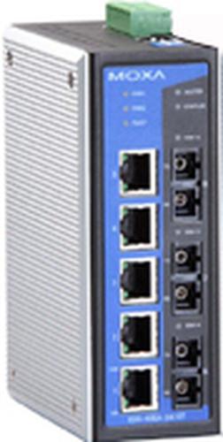 Actual product image Moxa EDS-408A-3M-SC - Switch - managed - 5 x 10/100 + 3 x 100Base-FX