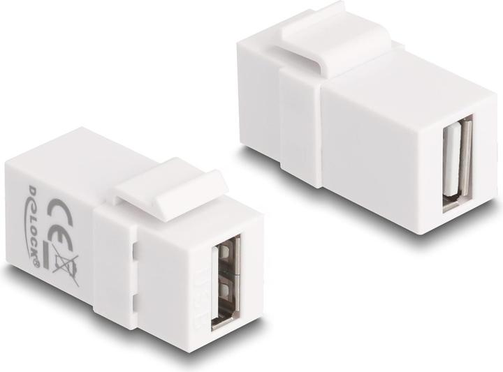 Actual product image Delock Keystone Module USB 2.0 A White