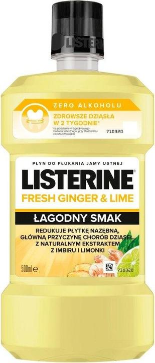 Produktbild Johnson & Johnson Listerine Ingwer & Limette Milder Geschmack Mundwasser 500ml (500 ml, Mundspülung)