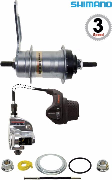 Shimano Nexus 3-speed reverse hub gears