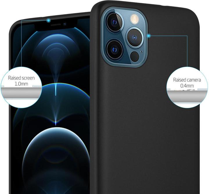 Image du produit Cadorabo Couverture métallique mate TPU (Realme 12 Pro+, Apple iPhone 12)