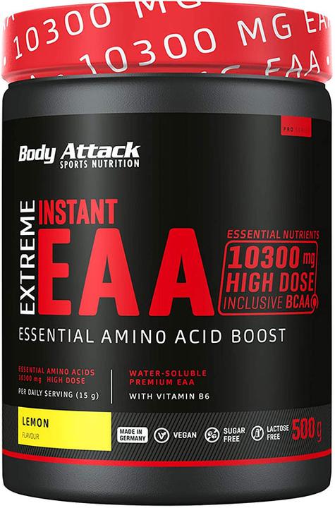 Produktbild Body Attack Extreme Instant EAA (Zitrone, 1 Stk., 500 g)