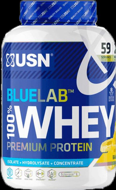 Actual product image USN Blue Lab 100% Whey Protein (Banana, 1 pcs., 2000 g)