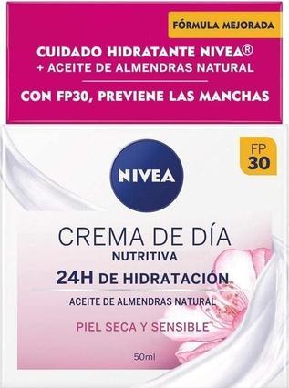 NIVEA Dia Seco Sensi Sp30 50ml (Sonnencreme, SPF 30, 50 ml, 0.05 g)
