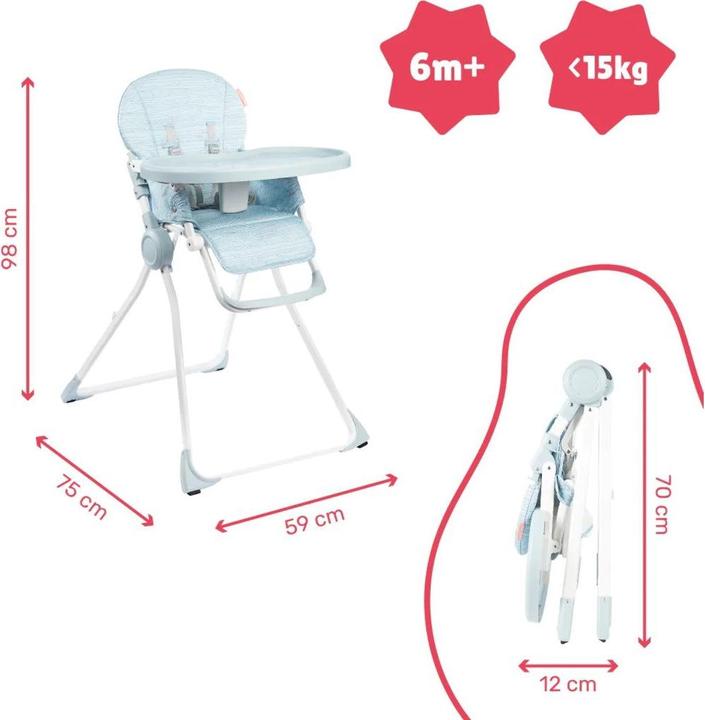 Immagine prodotto Badabulle Seggiolone ultra compatto (Seggiolone)