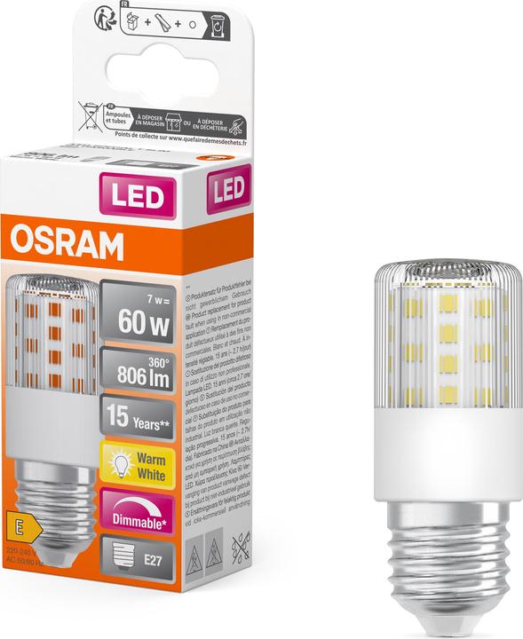 Produktbild Osram Led Special T Slim (E27, 7.30 W, 806 lm, 1 x, E)