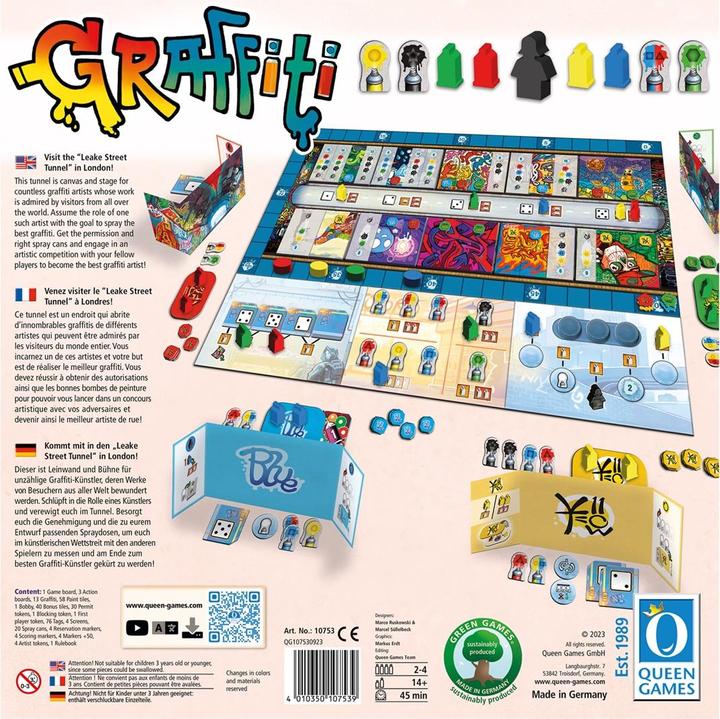 Actual product image Graffiti (d,e,f) (German, French, English)