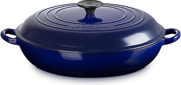 Actual product image Le Creuset Gourmet professional pot TRADITION made of cast iron Ocean (30 cm, Pot, Cast iron)