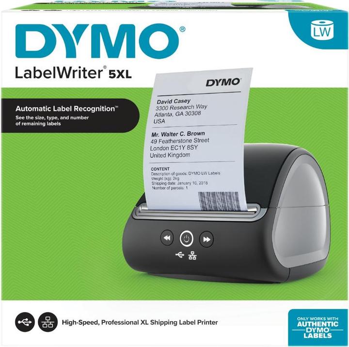 Actual product image Dymo Label Writer 5xl Uk Plug (90000 dpi)