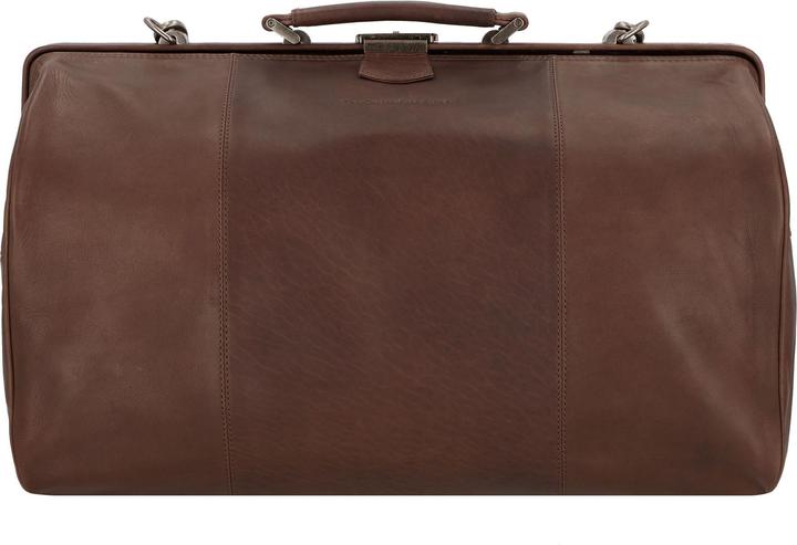 Produktbild The Vegan Cow Chesterfield Brand Leren Weekendtas Bruin Corfu (41.90 l)