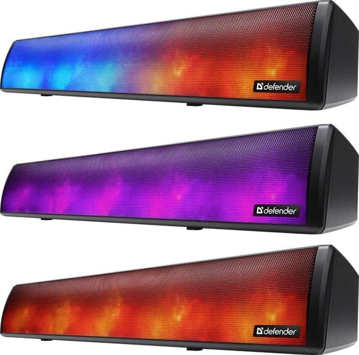 Immagine prodotto Defender Altoparlante Z8 Soundbar 10W USB BLUETOOTH Retroilluminazione LED RGB (10 W)