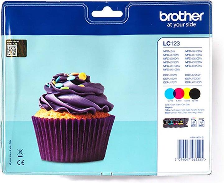 Produktbild Brother LC-123VALBP Value Pack (M, BK, Y, C)