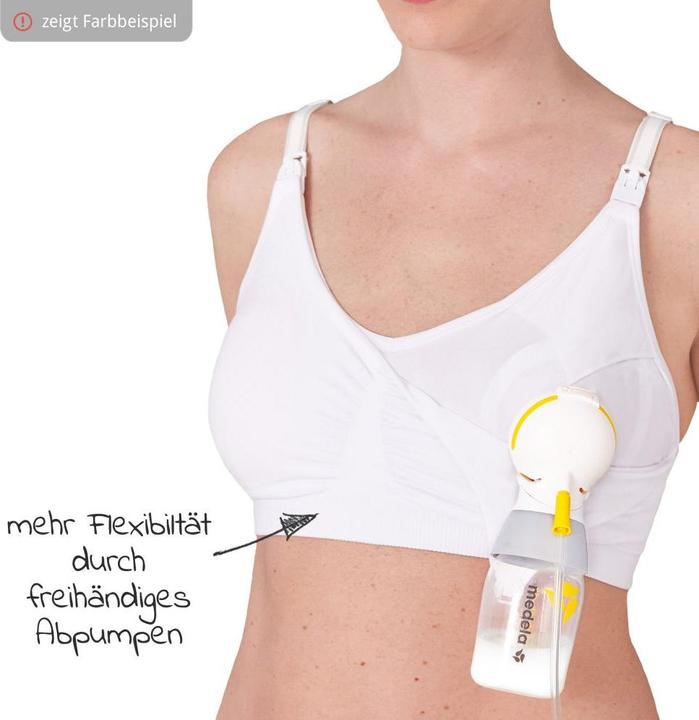 Actual product image Medela Hands-free 3in1 nursing and pump bra (S)