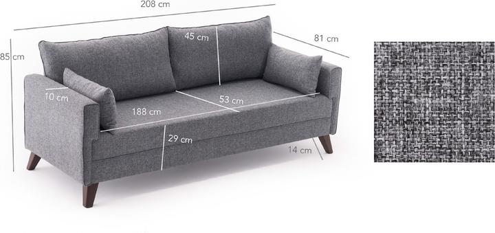 Image du produit Atelier del Sofa Scarlette (3 places)